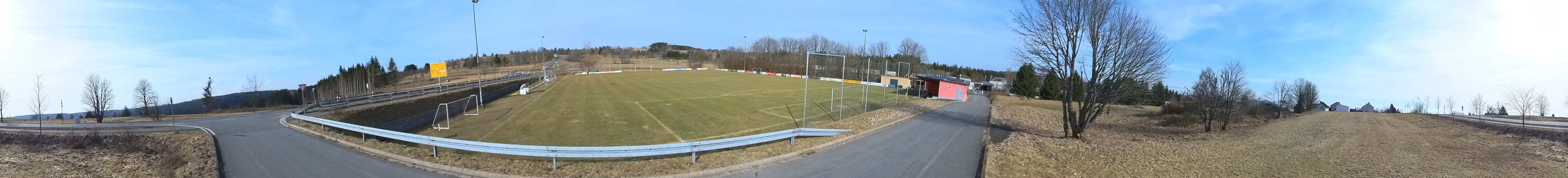 Interaktives 360° Panorama eines Gewerbe Grundstücks im Gewerbegebiet Langenrain in Nordhalben – mit Schieberegler erkundbar